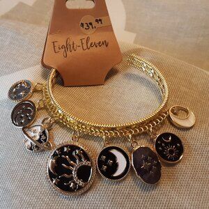 Stars and Moon Charm Bracelet